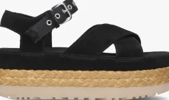 zwarte ugg sandalen aubrey ankle