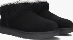 zwarte ugg vachtlaarzen classic ultra mini maxi curly