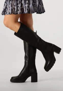 zwarte unisa hoge laarzen karena