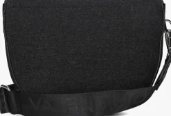 zwarte valentino bags schoudertas bigs denim flap bag
