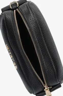 zwarte valentino bags schoudertas blossom re camera bag