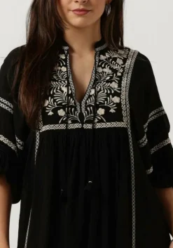 zwarte vanessa bruno midi jurk veronica