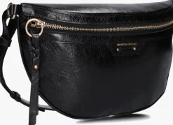 zwarte vanessa bruno schoudertas sac banane 878