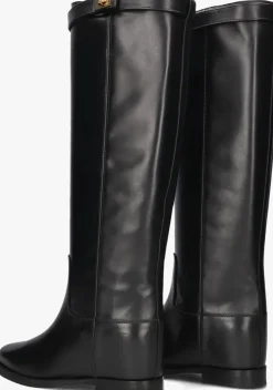 zwarte via roma 15 hoge laarzen santa monica 3807