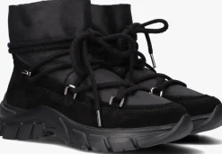 zwarte via vai enkellaarsjes sue knit