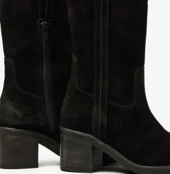 zwarte via vai hoge laarzen flo helen