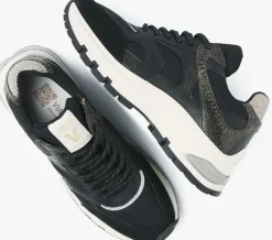 zwarte via vai lage sneakers liz curtis