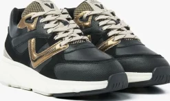 zwarte via vai lage sneakers vic kyro