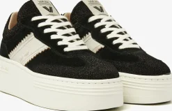 zwarte via vai lage sneakers isa romi