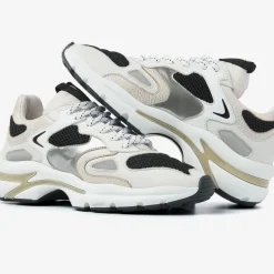 zwarte via vai lage sneakers vesper due