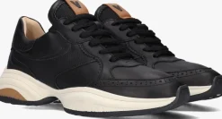 zwarte via vai lage sneakers pepper britt