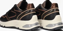zwarte via vai lage sneakers liz dulce