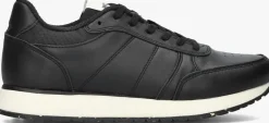zwarte woden lage sneakers ronja