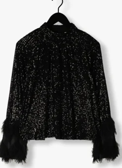 Y.A.S. e blouses yasflow sequin ls top><noscript><img width=
