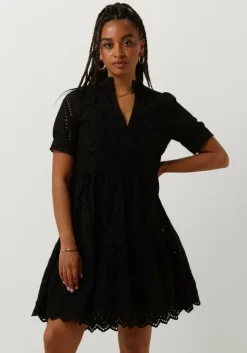 zwarte y.a.s. mini jurk yasholi ss dress s.