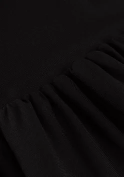 zwarte y.a.s. mini jurk yasines ls knit dress