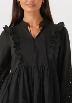 zwarte y.a.s. mini jurk yasluma ls dress s. noos