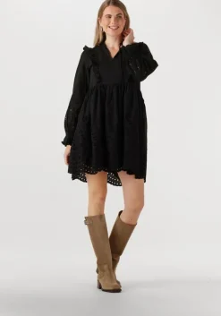 zwarte y.a.s. mini jurk yasluma ls dress s. noos
