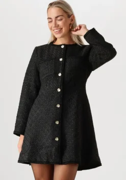 zwarte y.a.s. mini jurk yasmalea ls dress