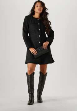 zwarte y.a.s. mini jurk yasmalea ls dress