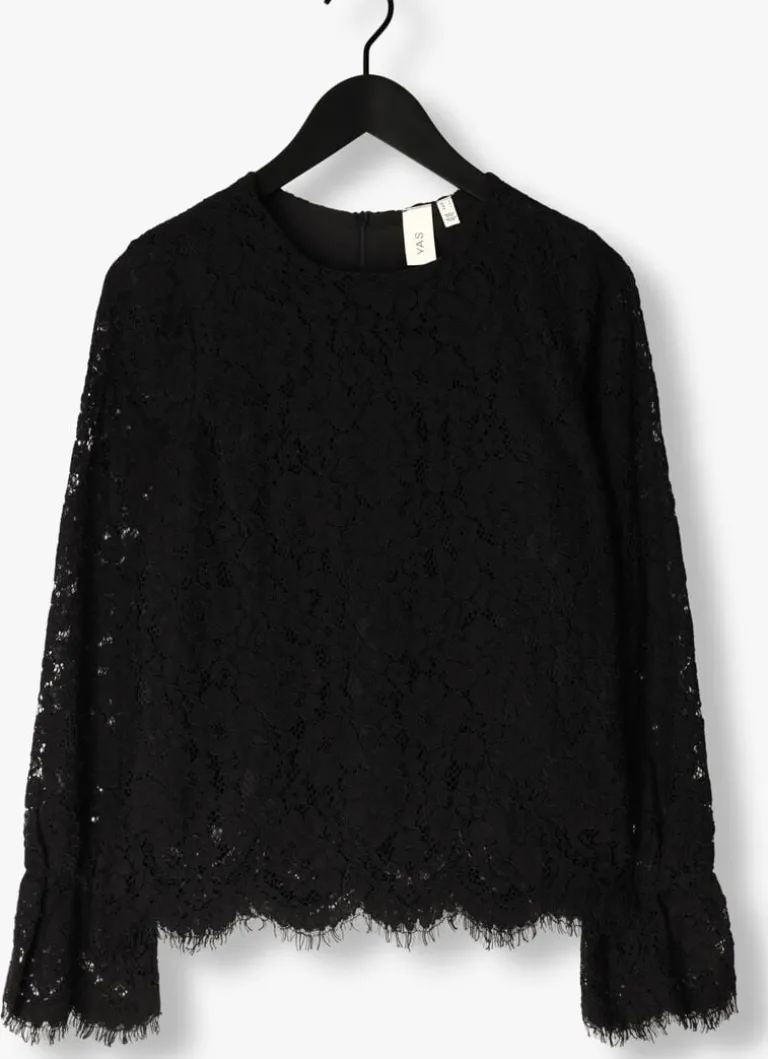 Y.A.S. e top yasperla ls lace top>DAMES Tops & T-Shirts
