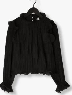 zwarte y.a.s. top yasphilina ls high neck top